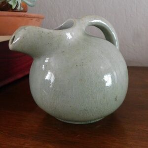 Light Green Glazed Asian Ball Pitcher